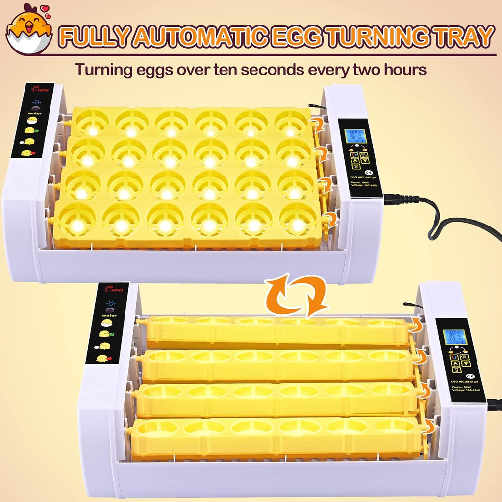 24 Eggs Incubator with Automatic Egg Turning L6958