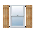 Board-n-Batten Shutters, Rough Sawn Western Red Cedar (Per Pair) T468746