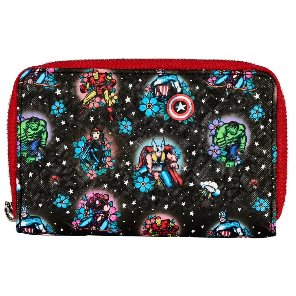 Tattoo Zip Around Wallet K601412