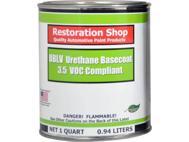 Olympic White 1 Quart Low VOC Urethane Basecoat Car Auto Body Paint Z577765