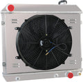 3 Row Radiator with Shroud Fan and Relay for Chevy Pickup Truck A736