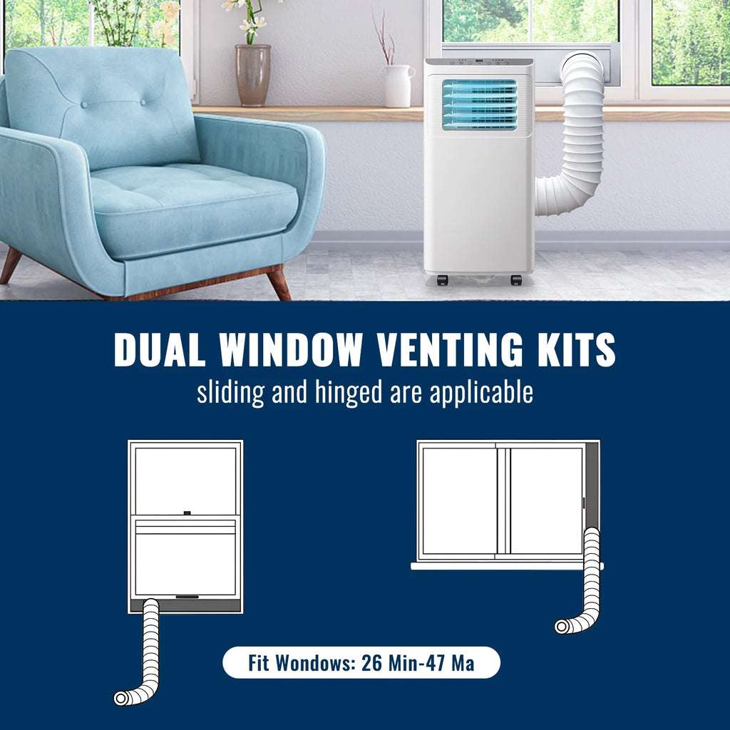 White 8000 Btu Portable Air Conditioner B74201