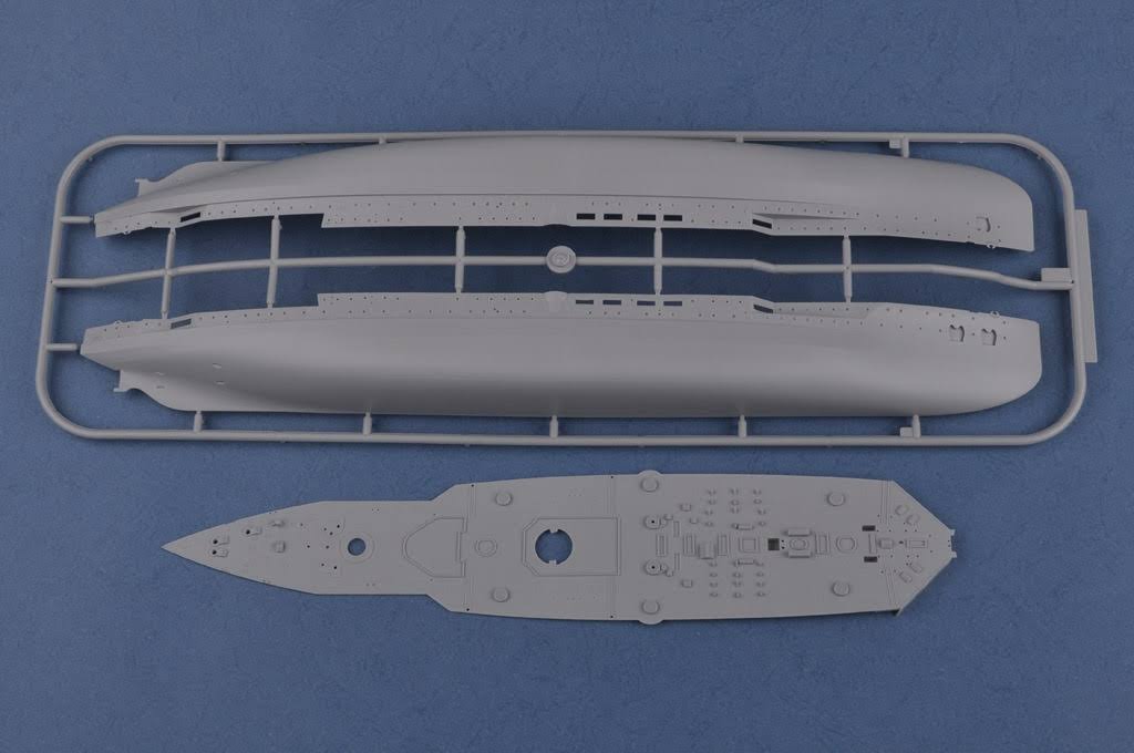 French Navy Pre-Dreadnought Battleship Danton Model Kit (1/350 Scale) A6466