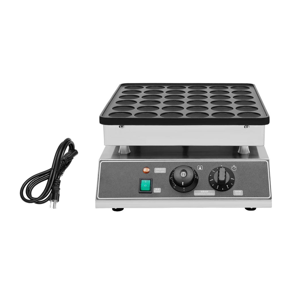 36Pcs Mini Dutch Pancake Baker Maker Electric Nonstick Waffle Maker 1000W V716