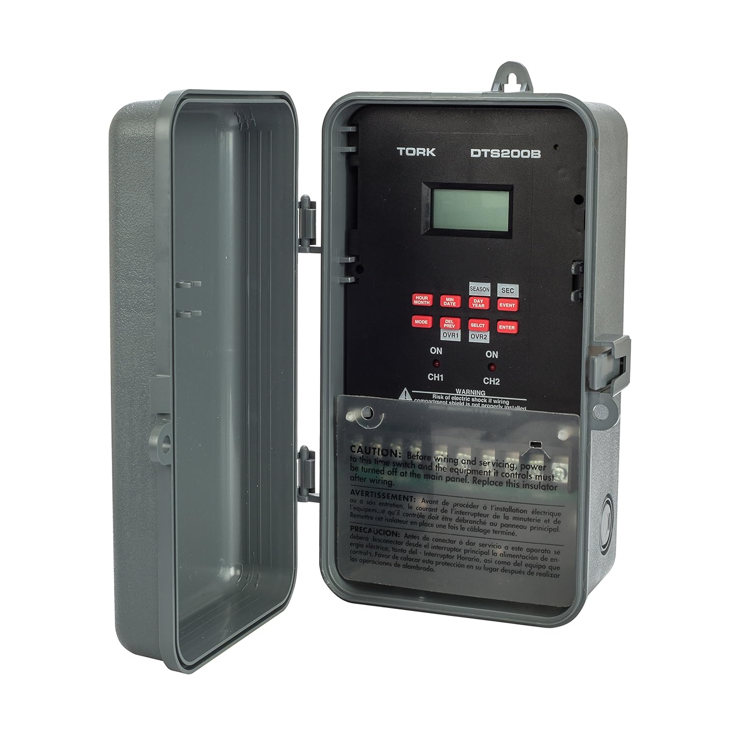 Multipurpose Time Switch, 120/208-240/277 VAC, 2 Channels, SPDT Dry Contact B309
