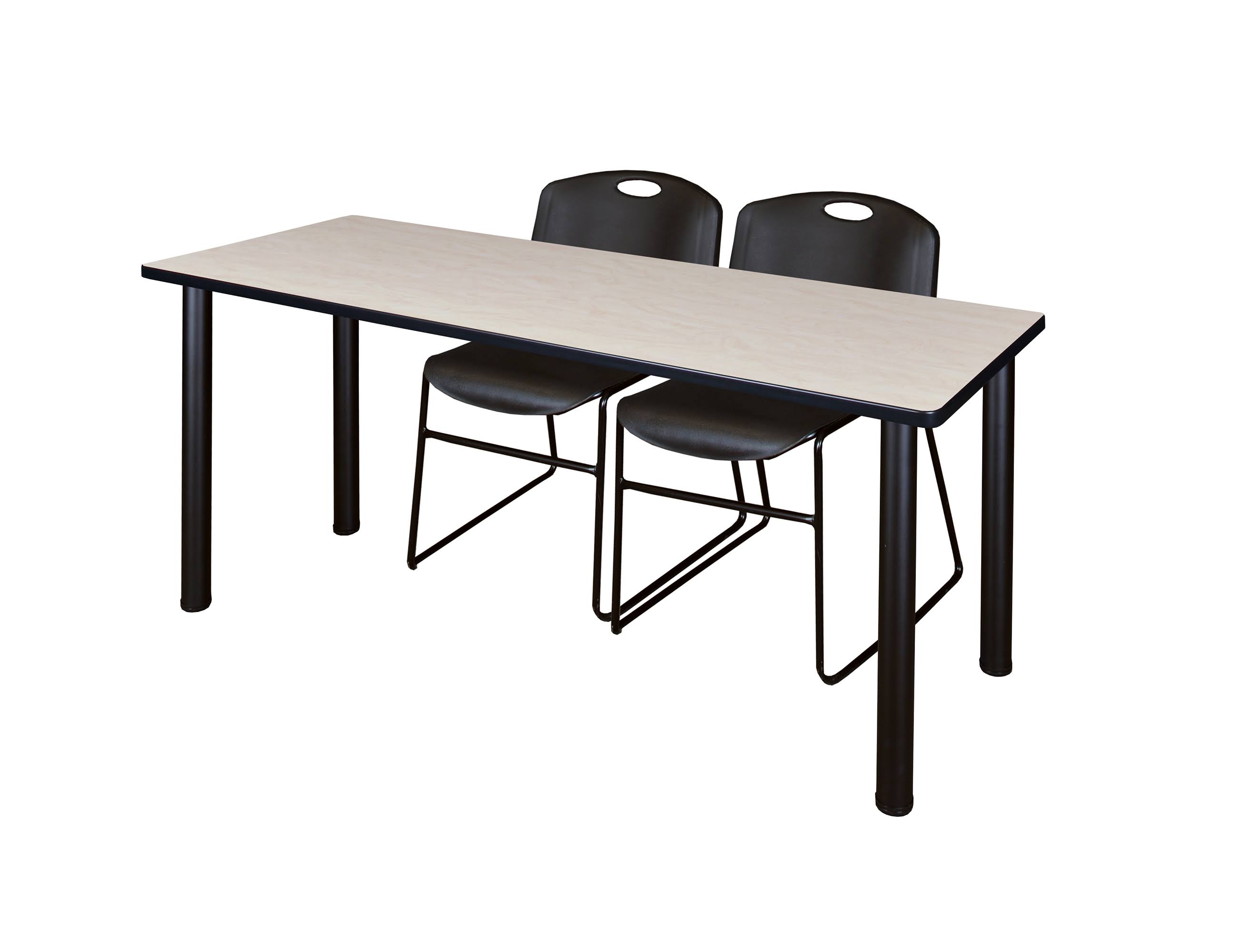 Training Table with 2 Stack Chairs E39613