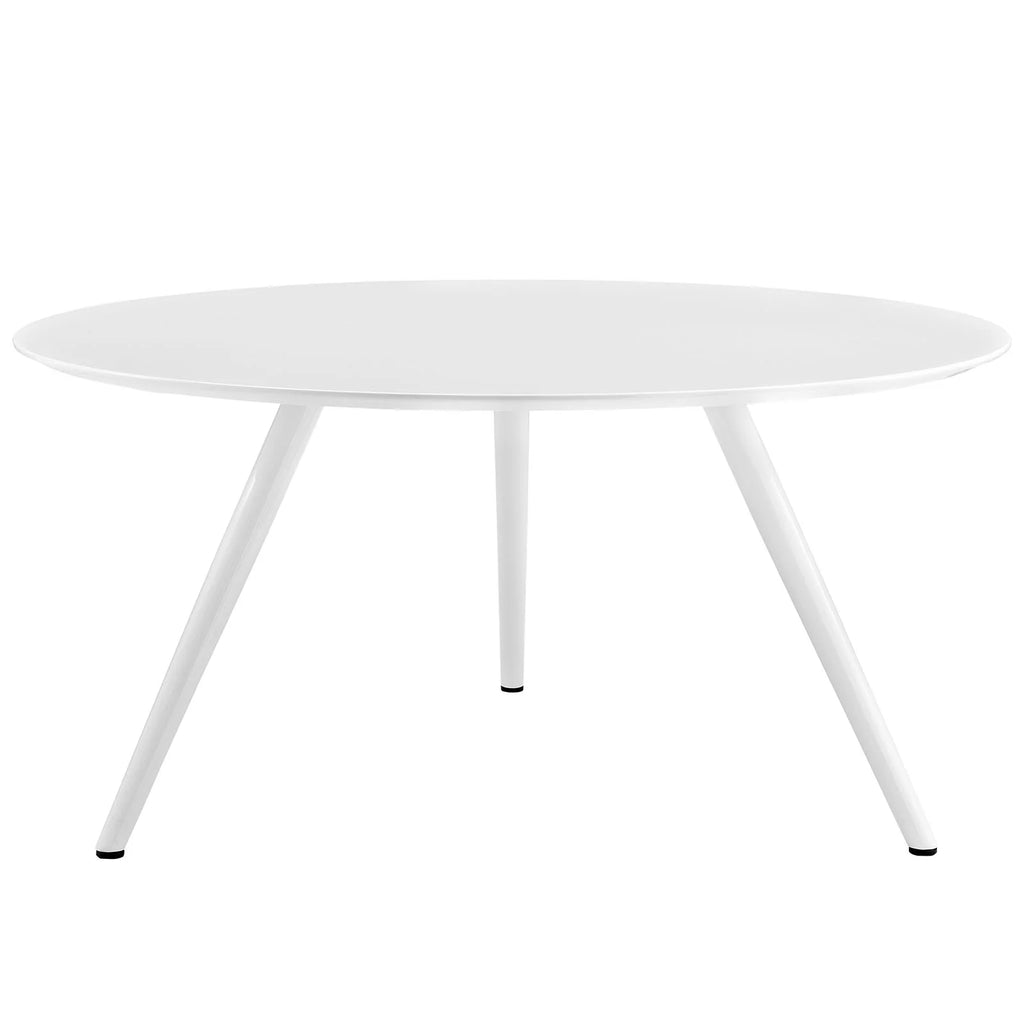 White Round Top Dining Table N57125