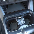 Red Trim Non-Slip Cup Holder Console Door Pocket Inserts Mats U412