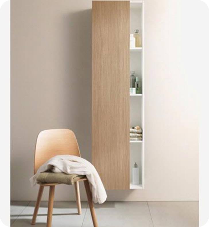 White Matte Tall Cabinet U551