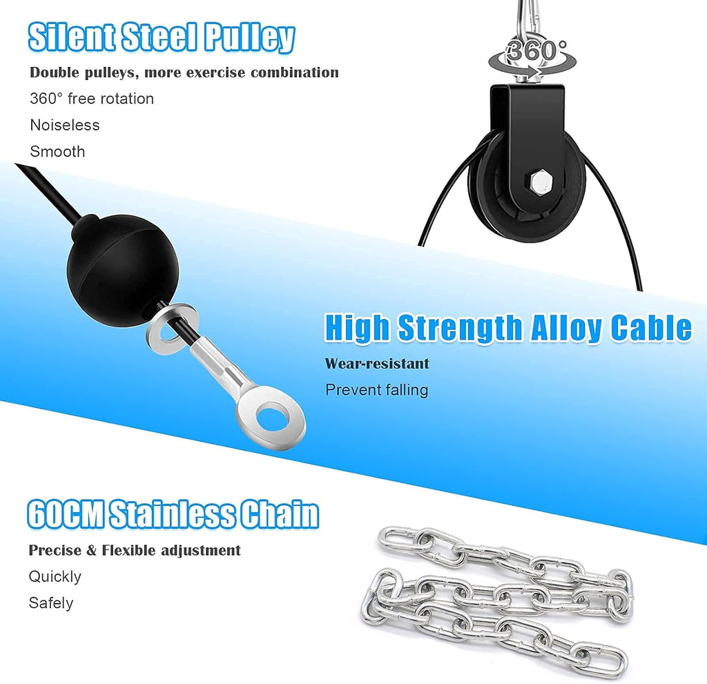 Fitness Cable Pulley System Attachments I603
