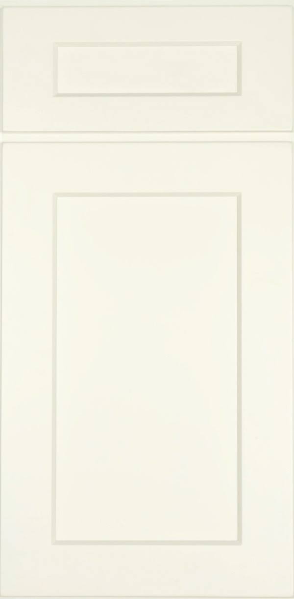 Antique White 2 Doors 1 Drawer 1 Shelf Base Cabinet High-Density Fiberboard D97447