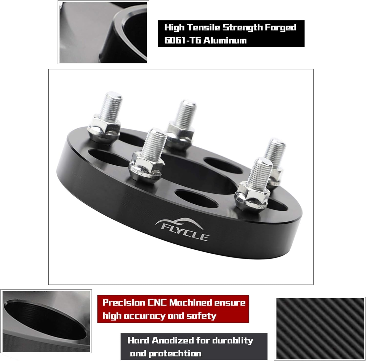 5x4.5 to 5x4.75 Wheel Adapters, 1 inch, 73mm Center Bore W926