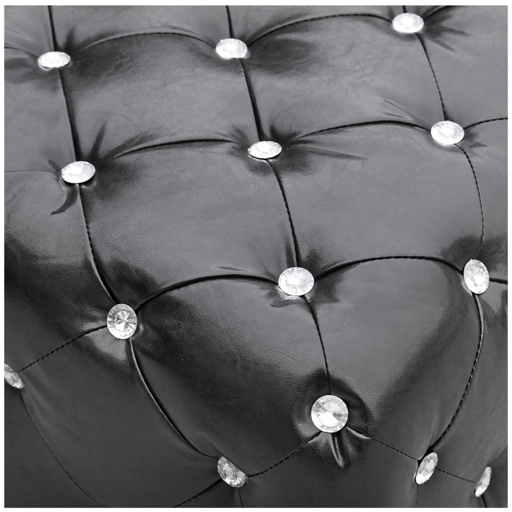 Tufted Bench - Black W370802