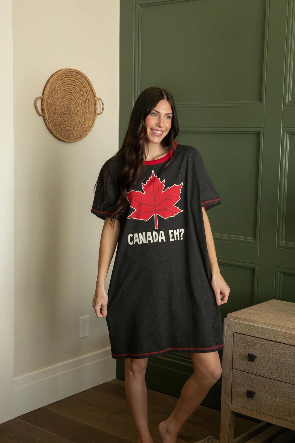 Maple Leaf Animal Designs Sleepshirt V22515