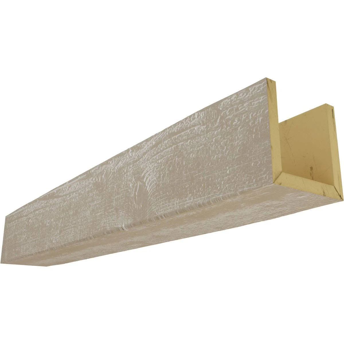 White Faux Wood Ceiling Beam U667493