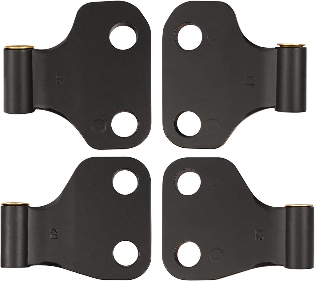 Body Door Hinge Set Compatible with Jeep Wrangler JL 2-Door 2018-2022 (Set of 4 Hinges) Pack of 2 I6370