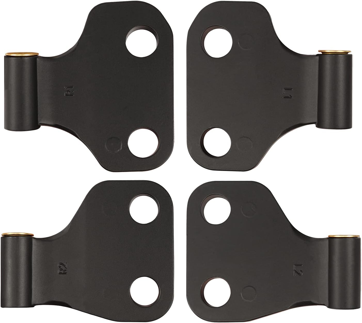 Body Door Hinge Set Compatible with Jeep Wrangler JL 2-Door 2018-2022 (Set of 4 Hinges) Pack of 2 I6370