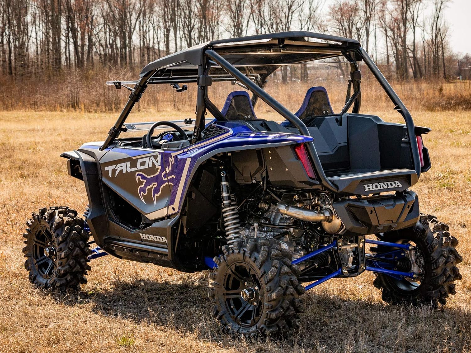 Rear Windshield for Honda Talon 1000X, 1000X-4, 1000R, 1/4” Polycarbonate L193679
