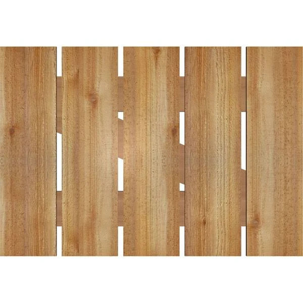 TimberCraft Shutters with Z-Bar, Rough Sawn Western Red Cedar Q45668