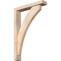 Thorton Block Smooth Bracket with Offset Brace, Douglas Fir V12459
