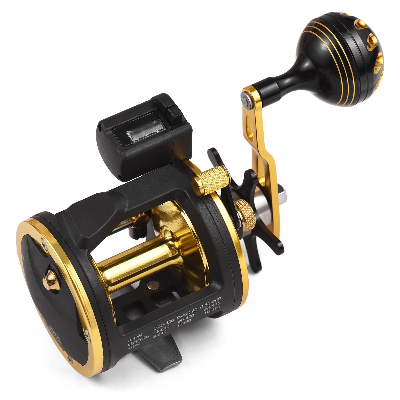 Fishing Reel with Digital Display Line Counter 6+1 BB Ice Fishing Gear 4.1:1 Ratio L837257