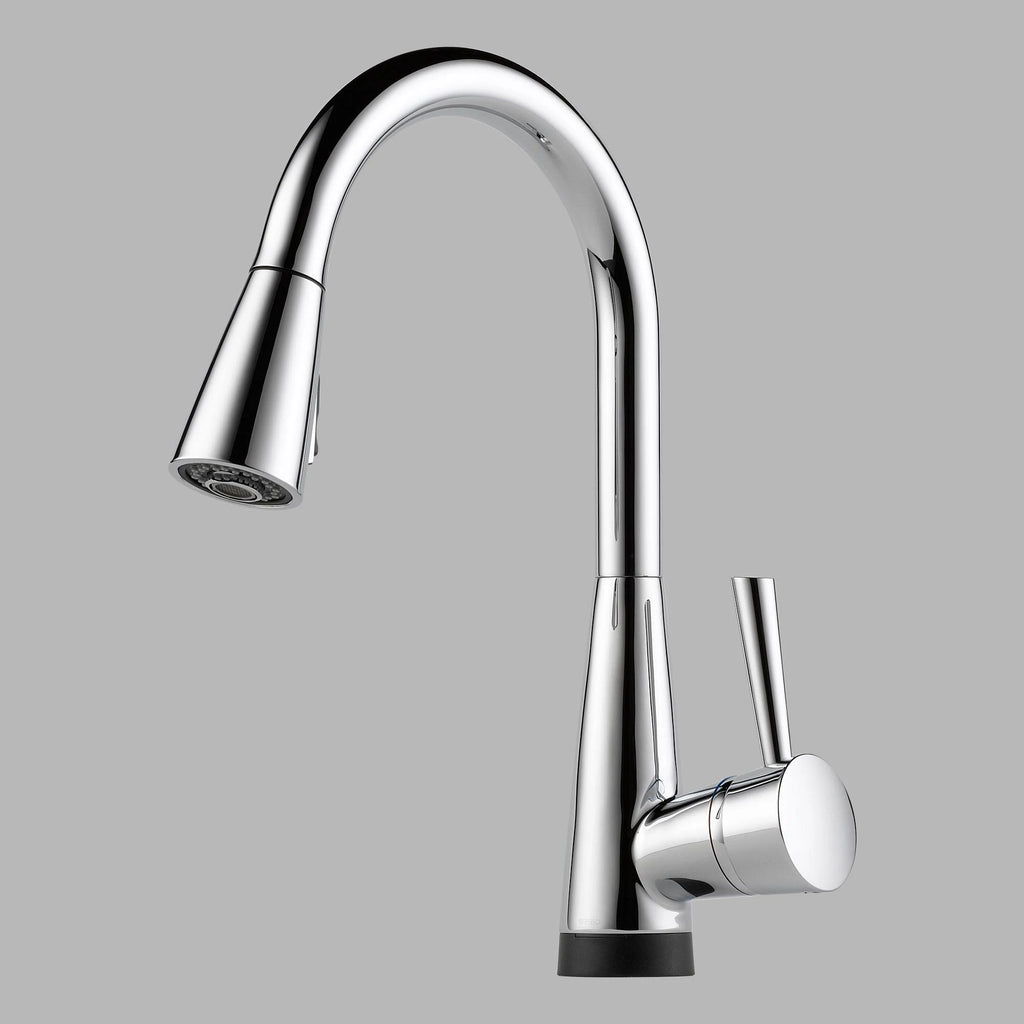 Chrome Single Handle Pull-Down Kitchen Faucet with SmartTouch Technology I313974