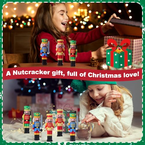 60 Pcs Mini Christmas Nutcrackers Figures T1809