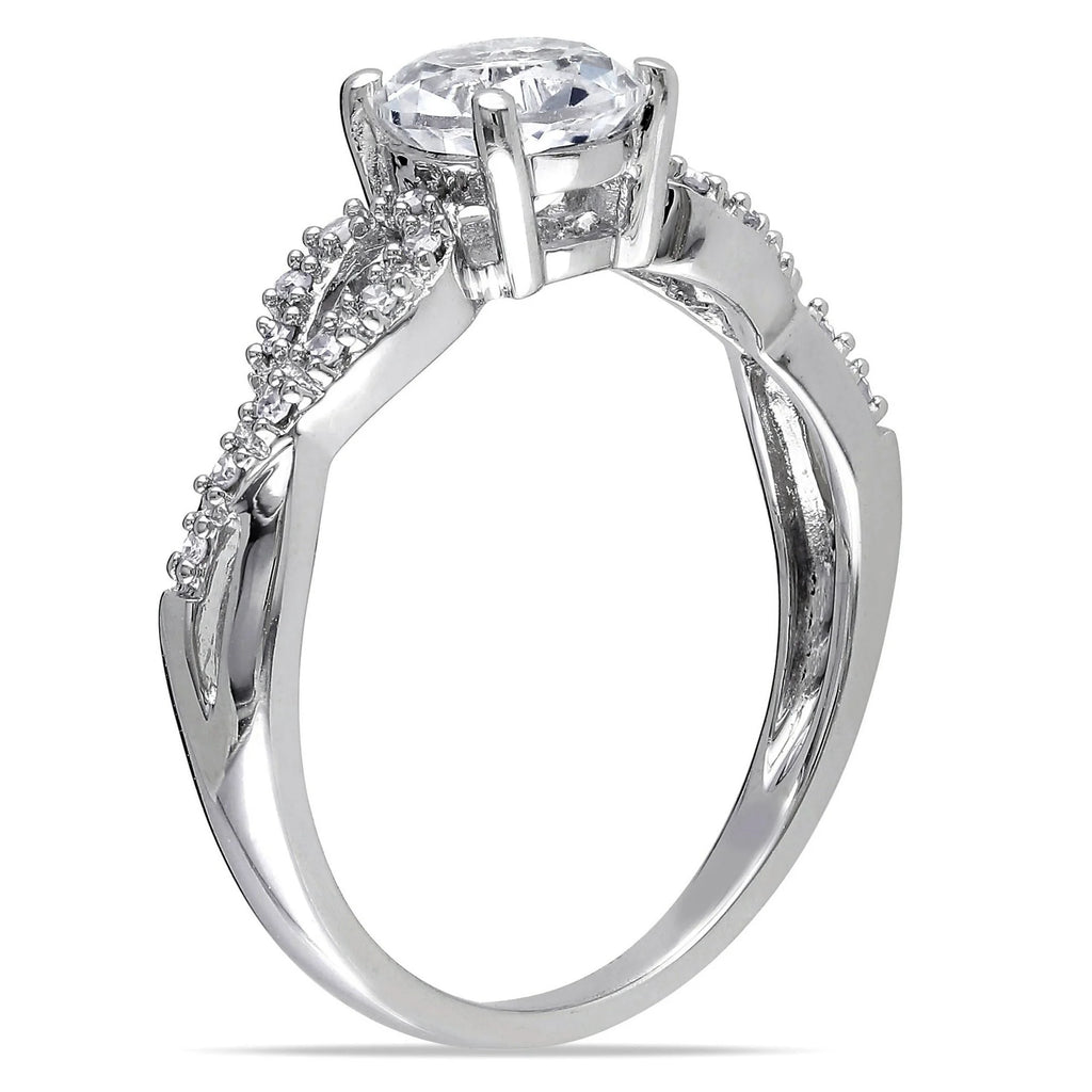 14K White Gold Infinity Ring O692087