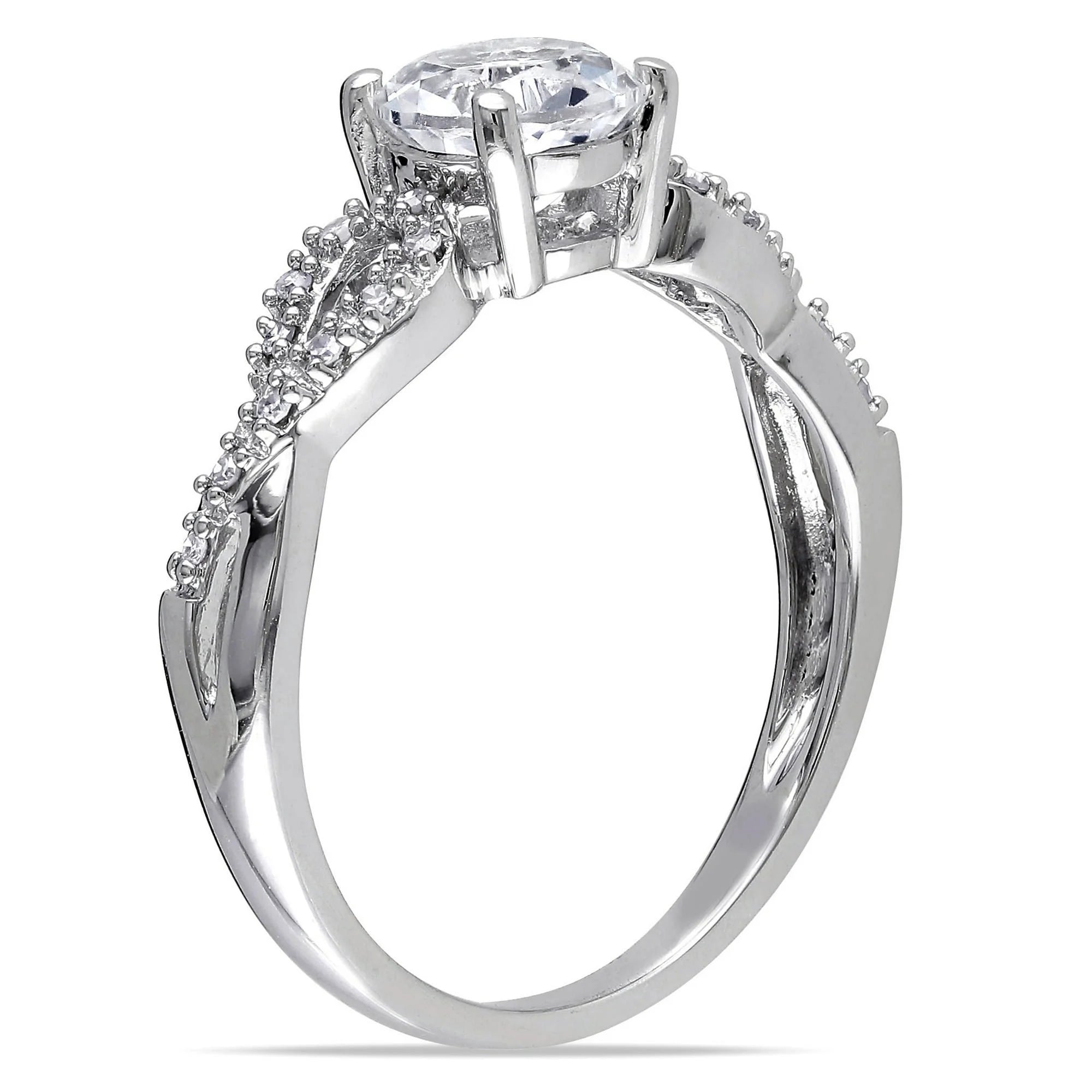 14K White Gold Infinity Ring O692087
