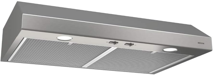 Stainless Steel 30-inch Under Cabinet Range Hood with Light O587933
