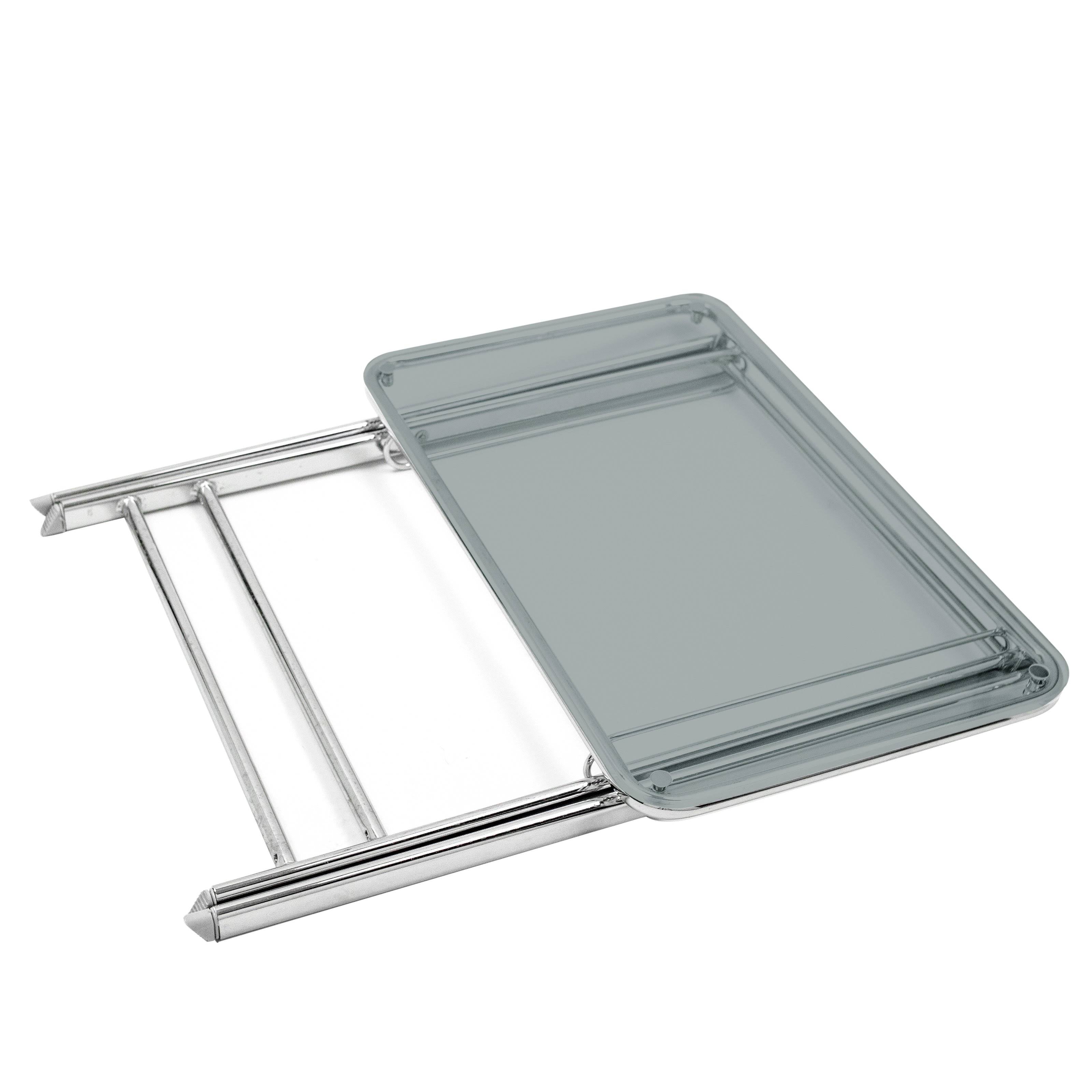 Victorian Blue Foldable End Side Table Tray N647