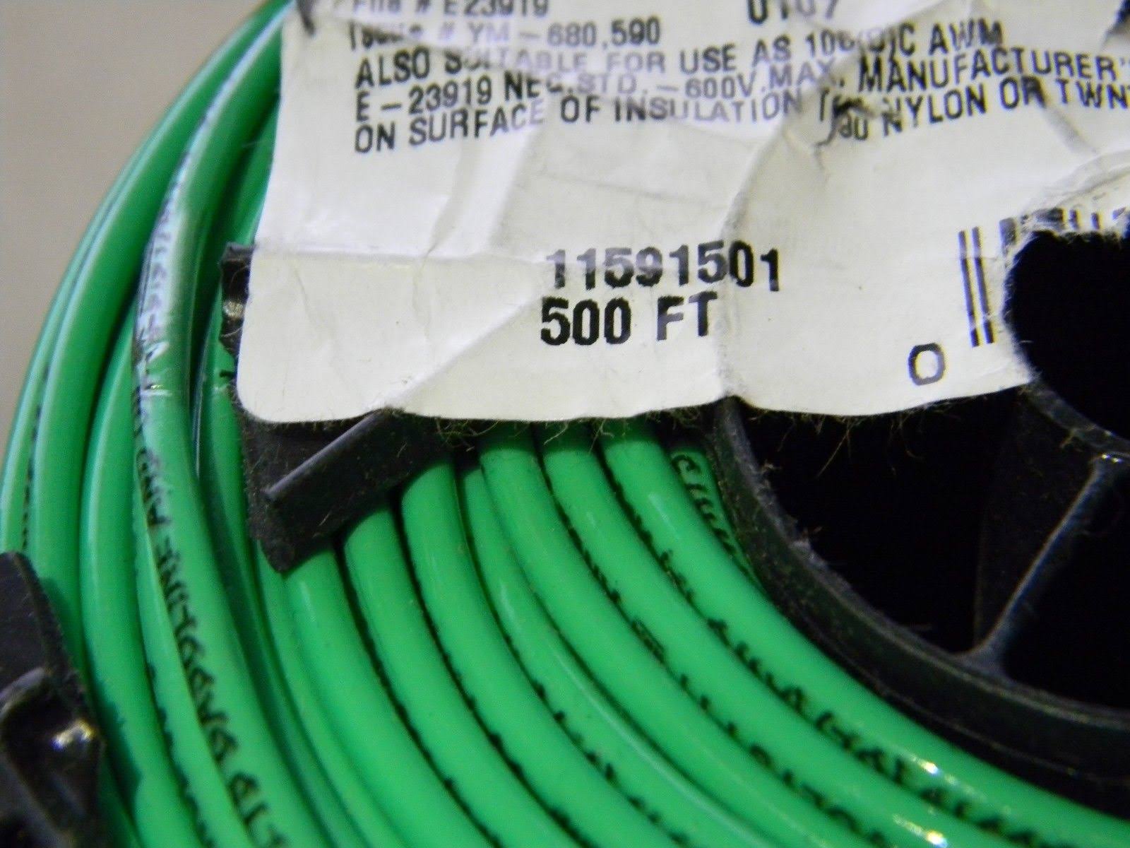 12 AWG 20Amp 500 ft Green Building Wire W2195