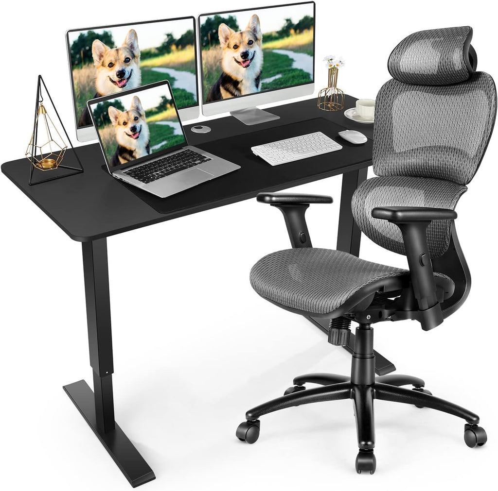Electric Standing Desk with Oversized Mouse Pad D5502