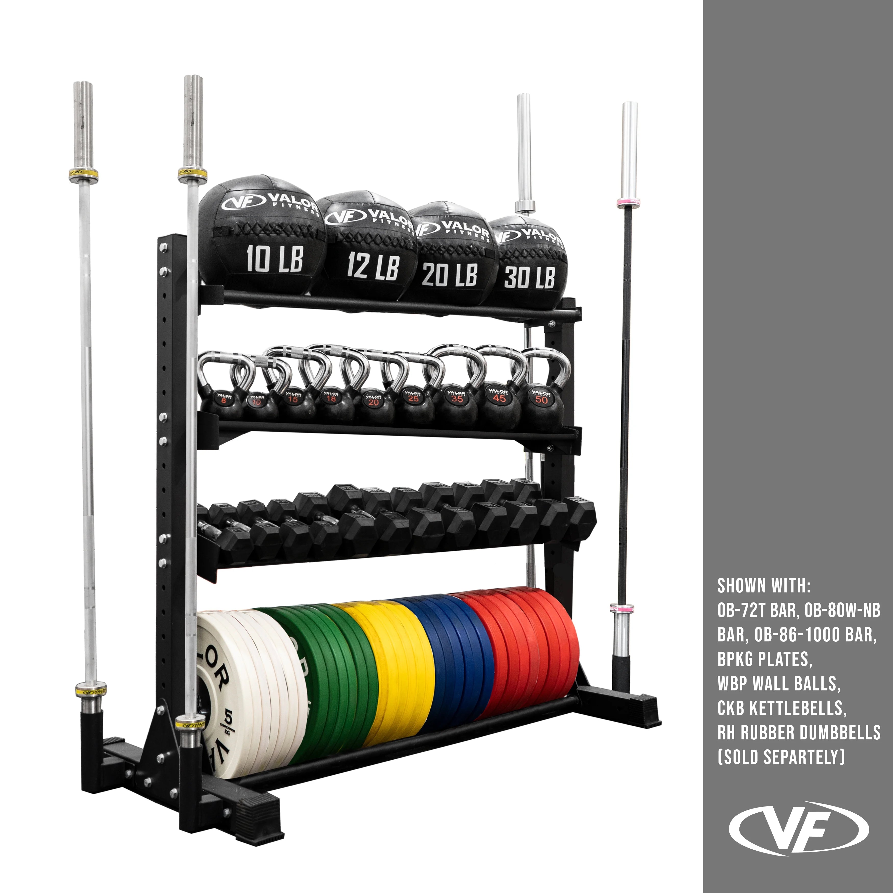 4-Tier Weight Storage Rack Z3990