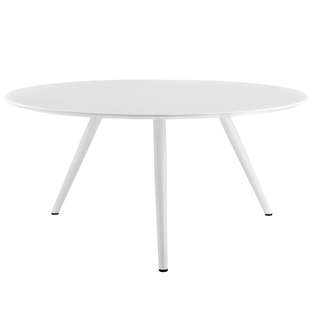 White Round Top Dining Table N57125