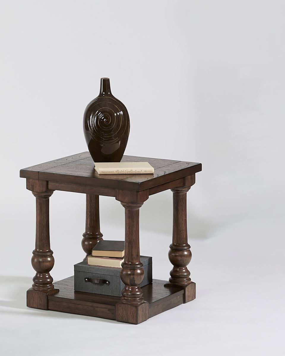 Cognac Square End Table K427066