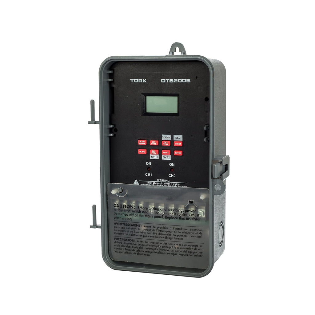Multipurpose Time Switch, 120/208-240/277 VAC, 2 Channels, SPDT Dry Contact B309