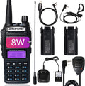 UV-82 High Power Portable 2 Way Radio with Extra 2800mAh Battery Full Kits X329