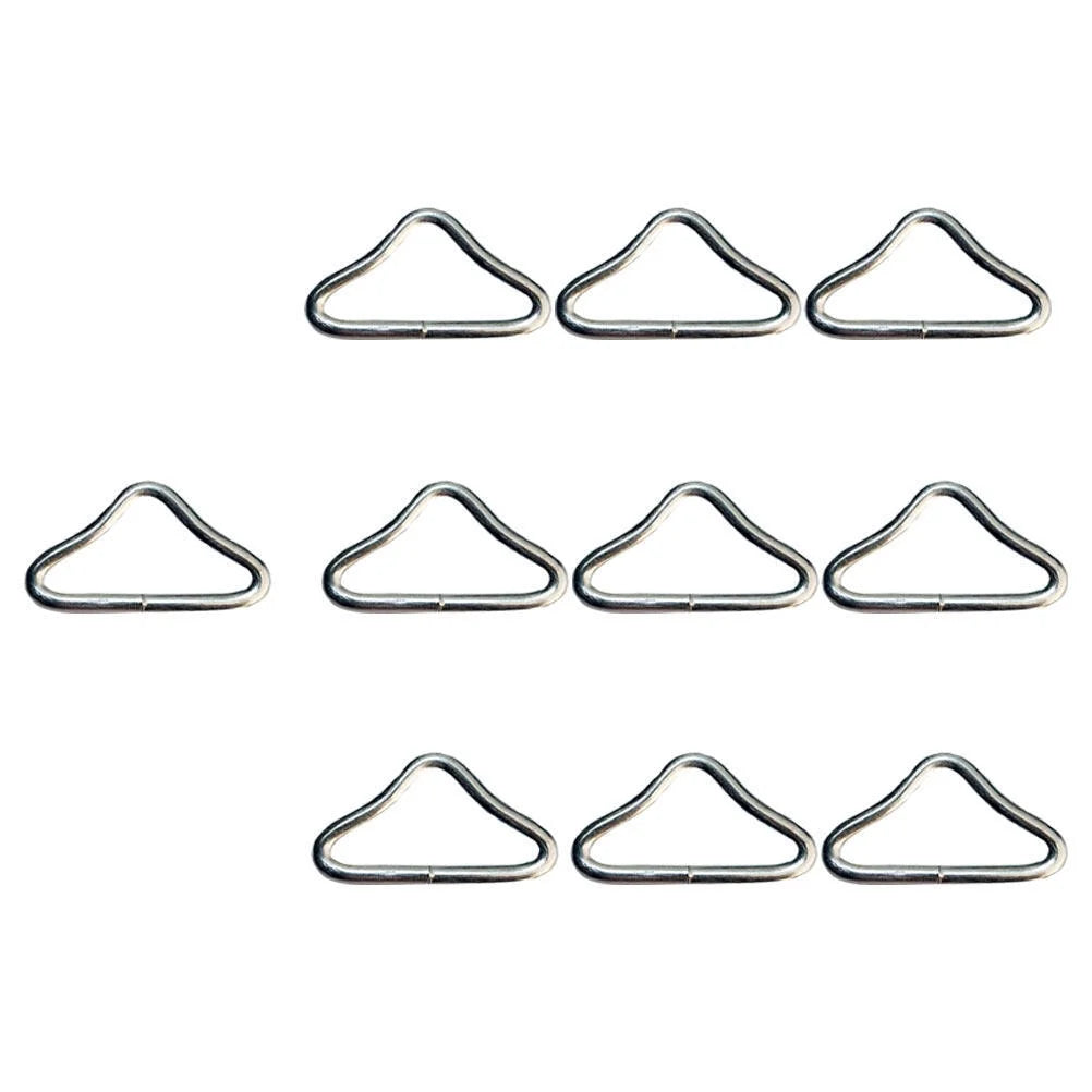 20pcs Trampoline Bungee Bed Mesh Cloth Buckle Triangle Ring Parts M506052