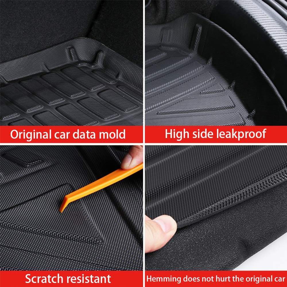 Black Pack of 2 Heavy Duty Rubber Cargo Liner J2175