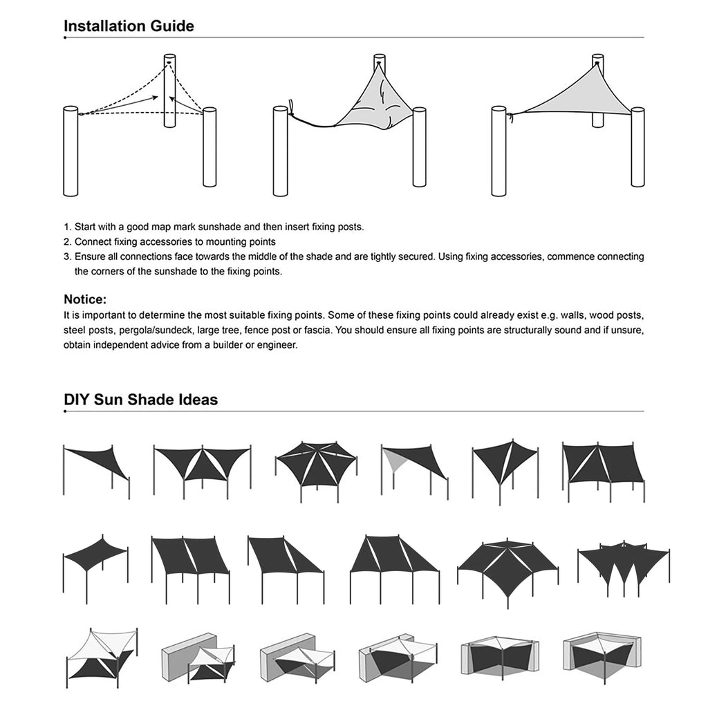 2 Pack 23x20FT Rectangle Sun Shade Sail Canopy Off White V91811