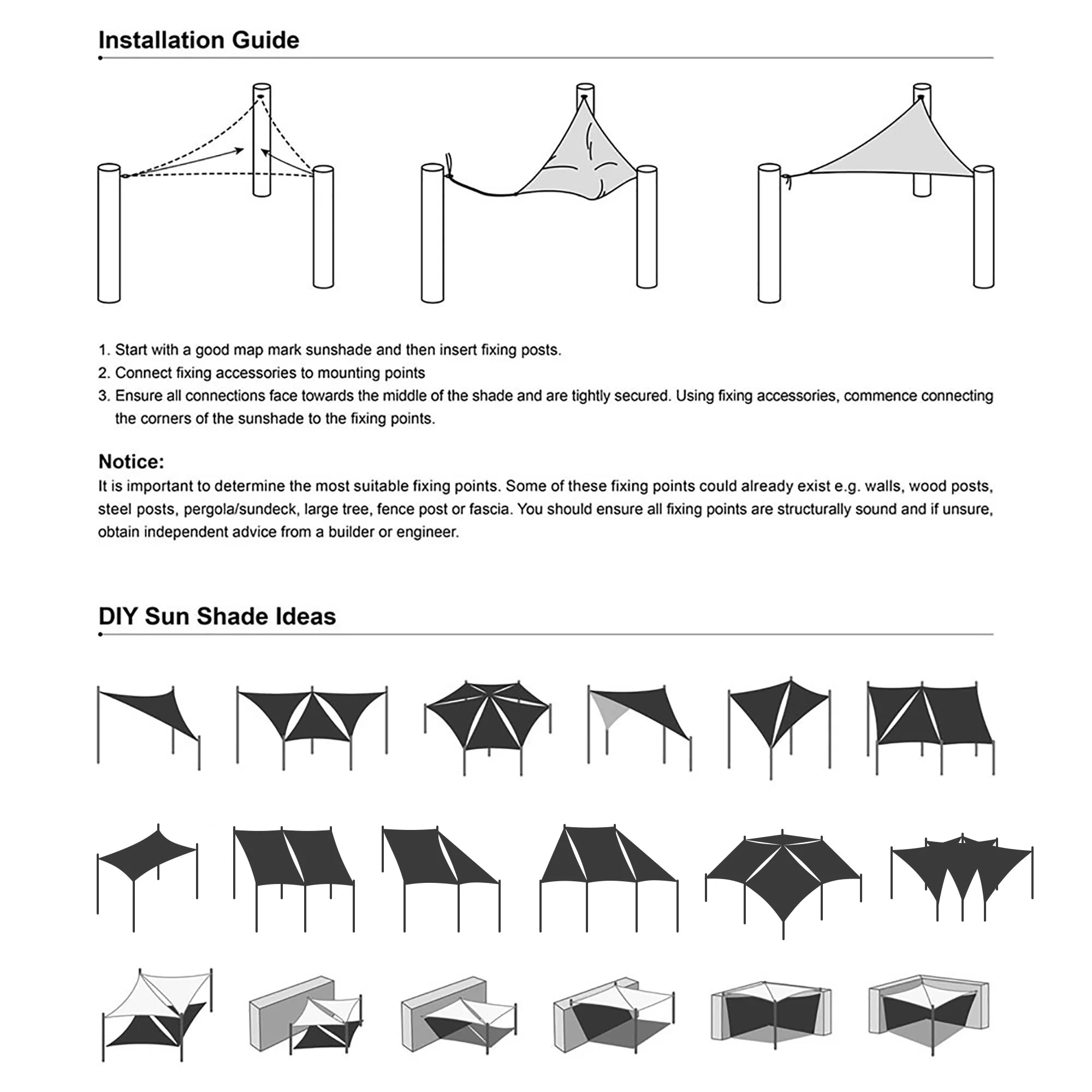 2 Pack 23x20FT Rectangle Sun Shade Sail Canopy Off White V91811