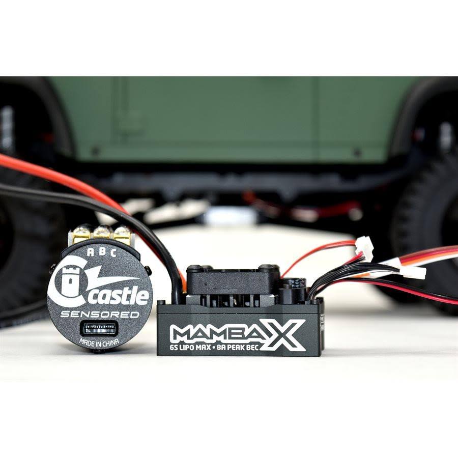 Mamba X Sensored Motor Combo 25.2V WP ESC 1406-1900kv X23597