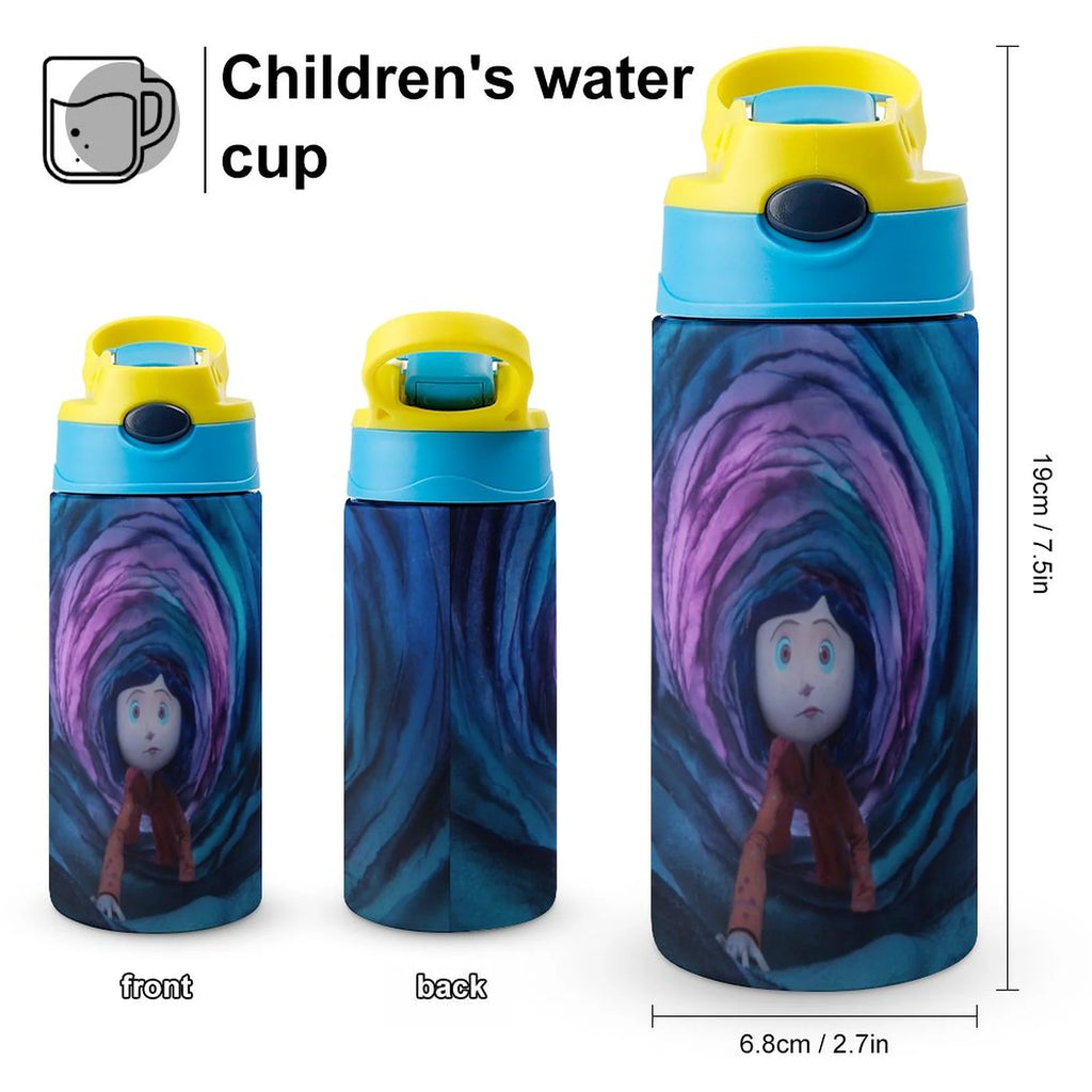 Insulated Stainless Steel Water Bottle with Straw J181780