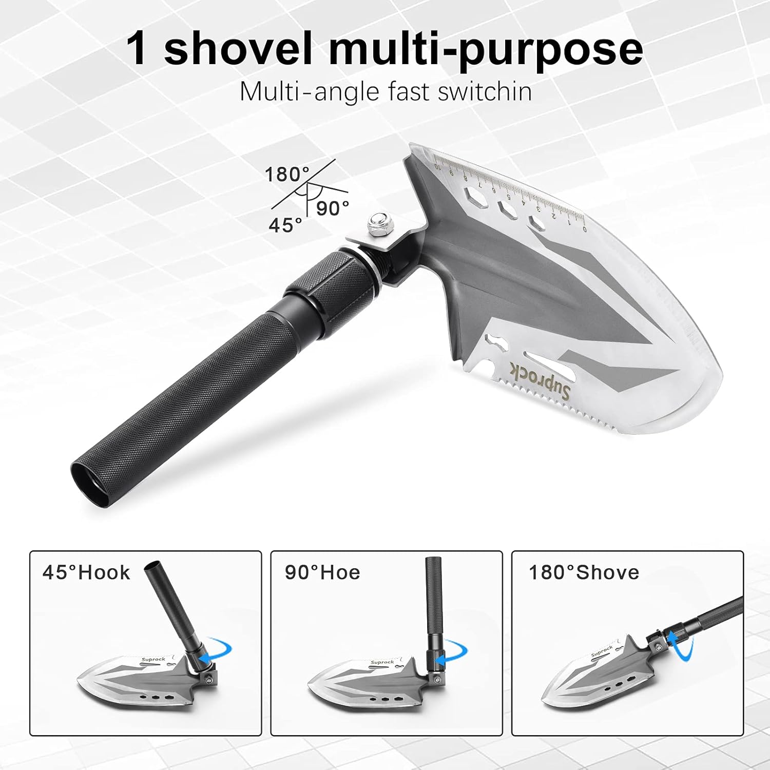 High Carbon Steel Tactical Shovel Z657