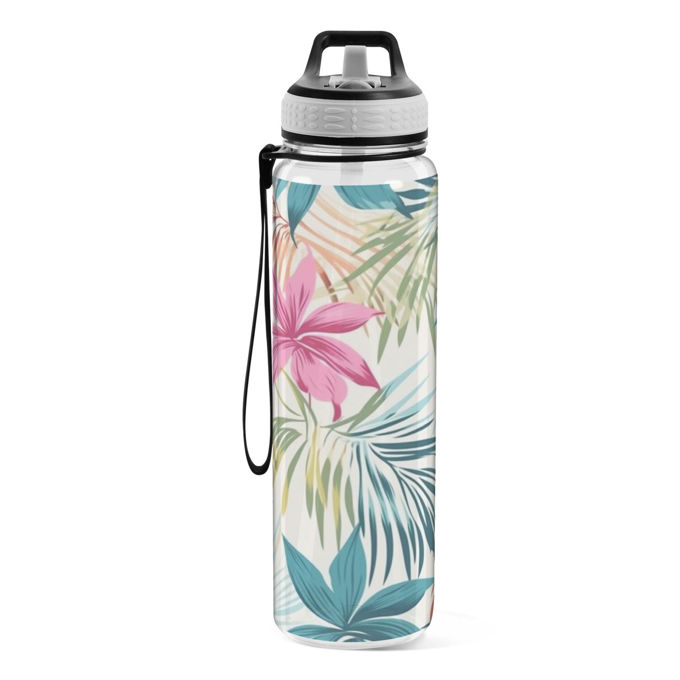 32oz Tritan Leakproof Clear Water Bottle with Straw R5115