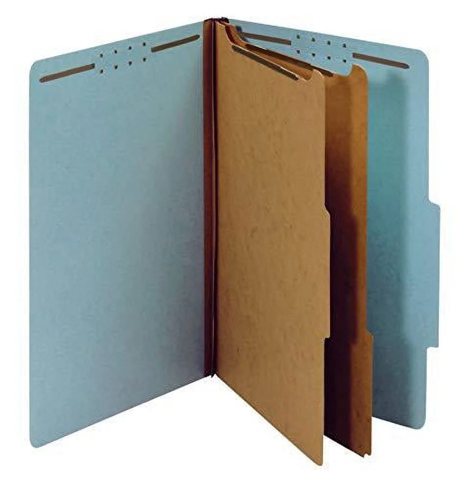 100% Recycled Legal Size Classification Folders, 10 pk K8791