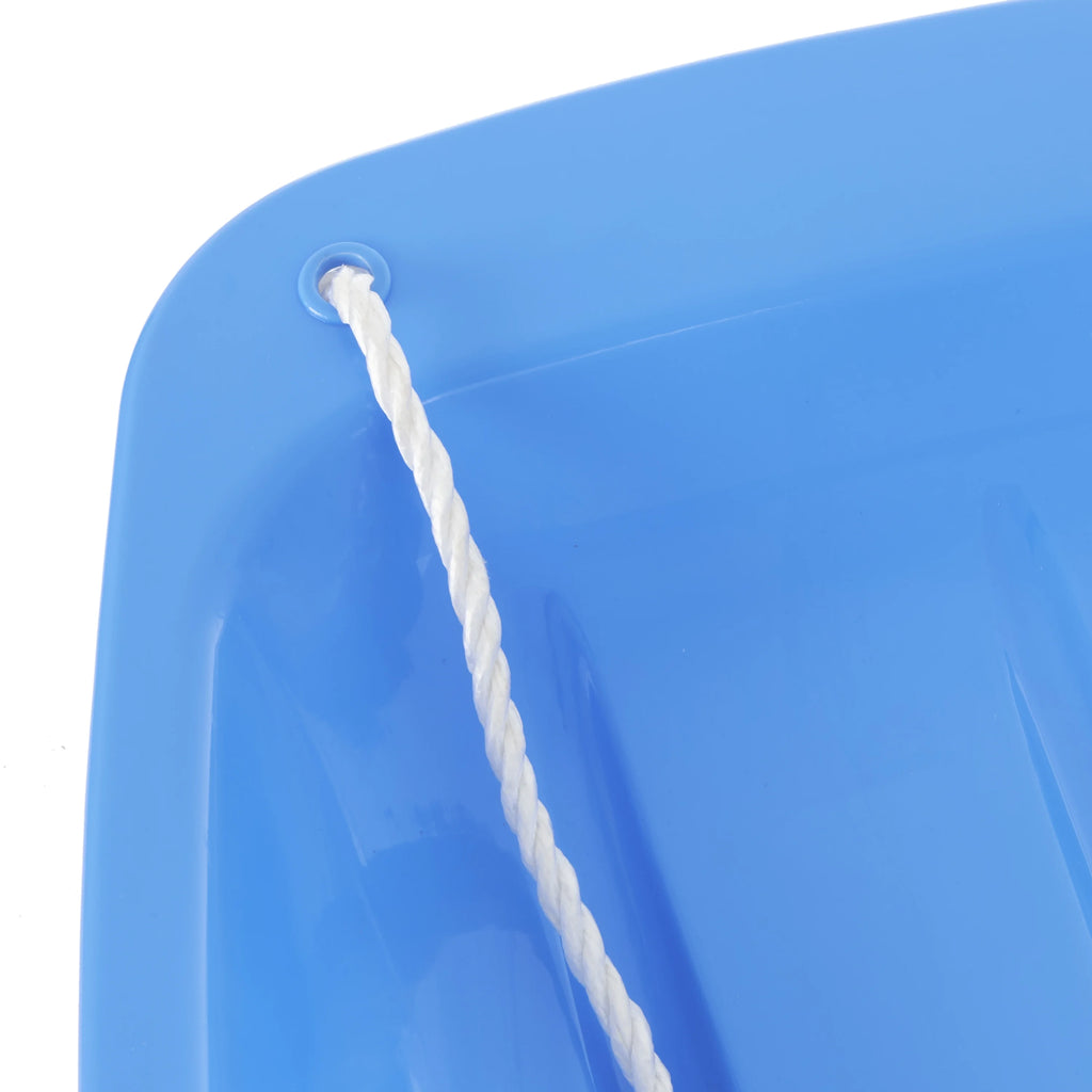 Blue Plastic Toboggan Snow Sled (2 Pack) M51631