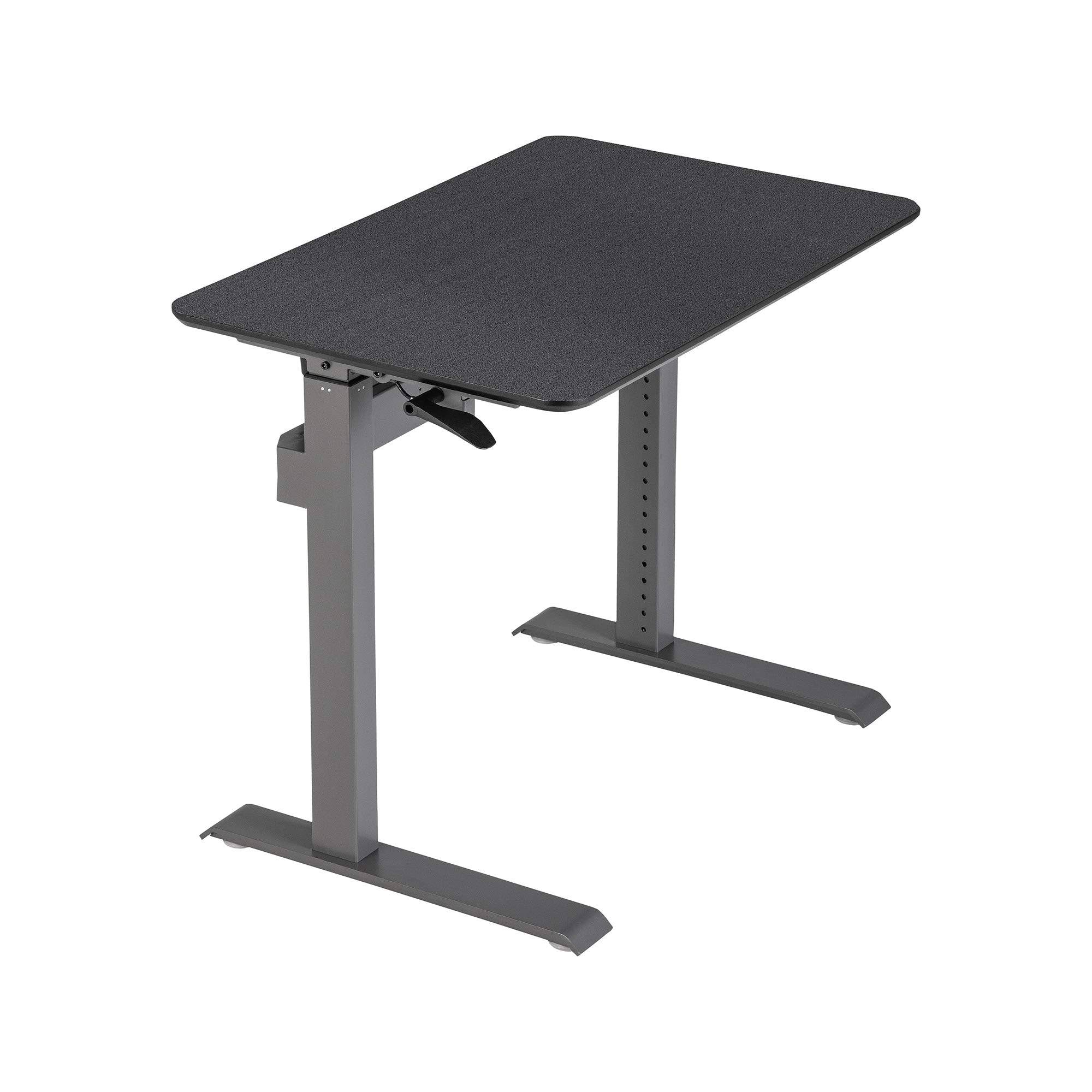 Black Height-Adjustable Desk S601