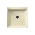 42 in. x 42 in. Single Threshold Shower Floor in Bone Y77967